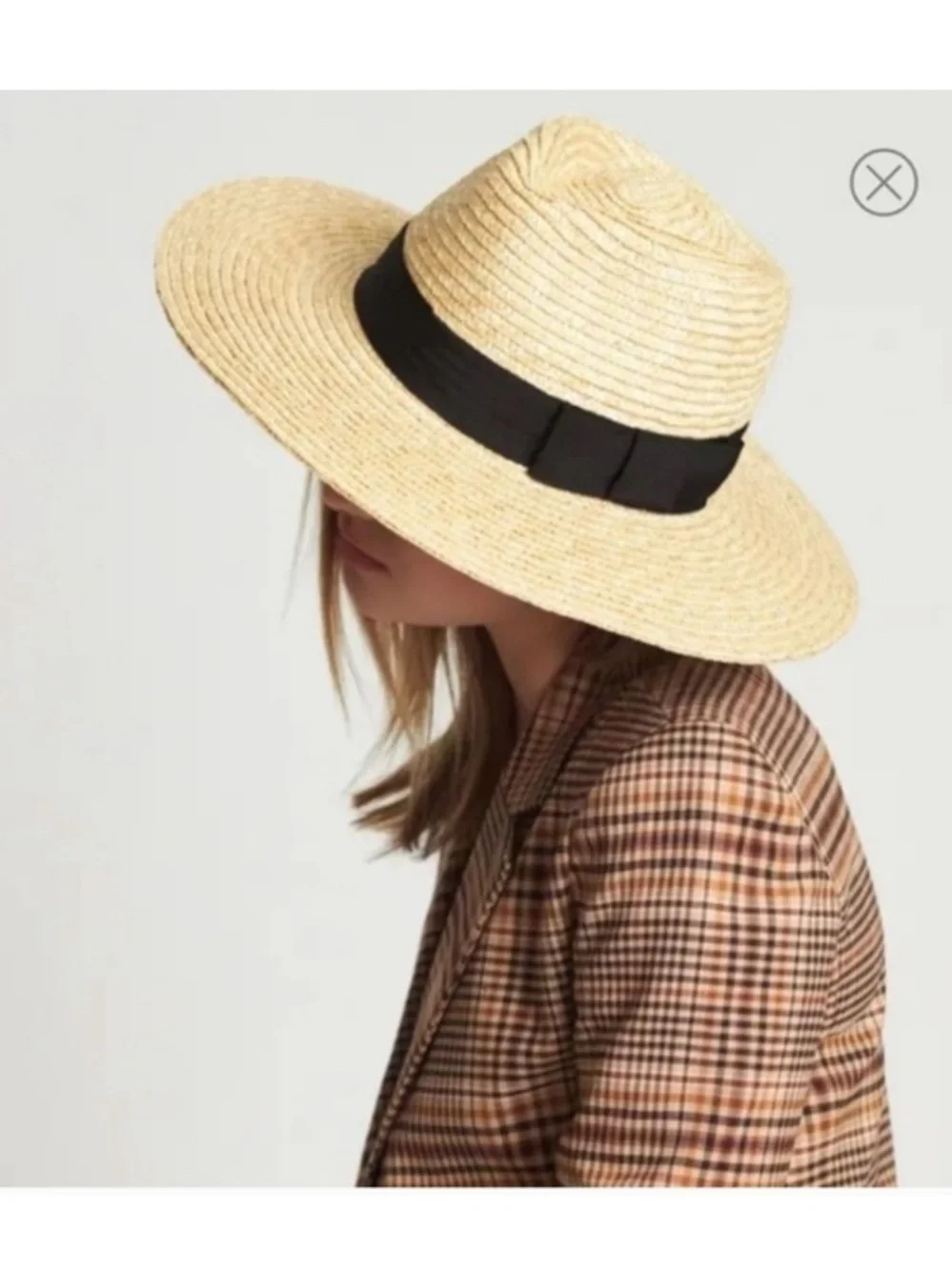 BRIXTON Johanna Wide-Brim Natural Straw Hat 👒